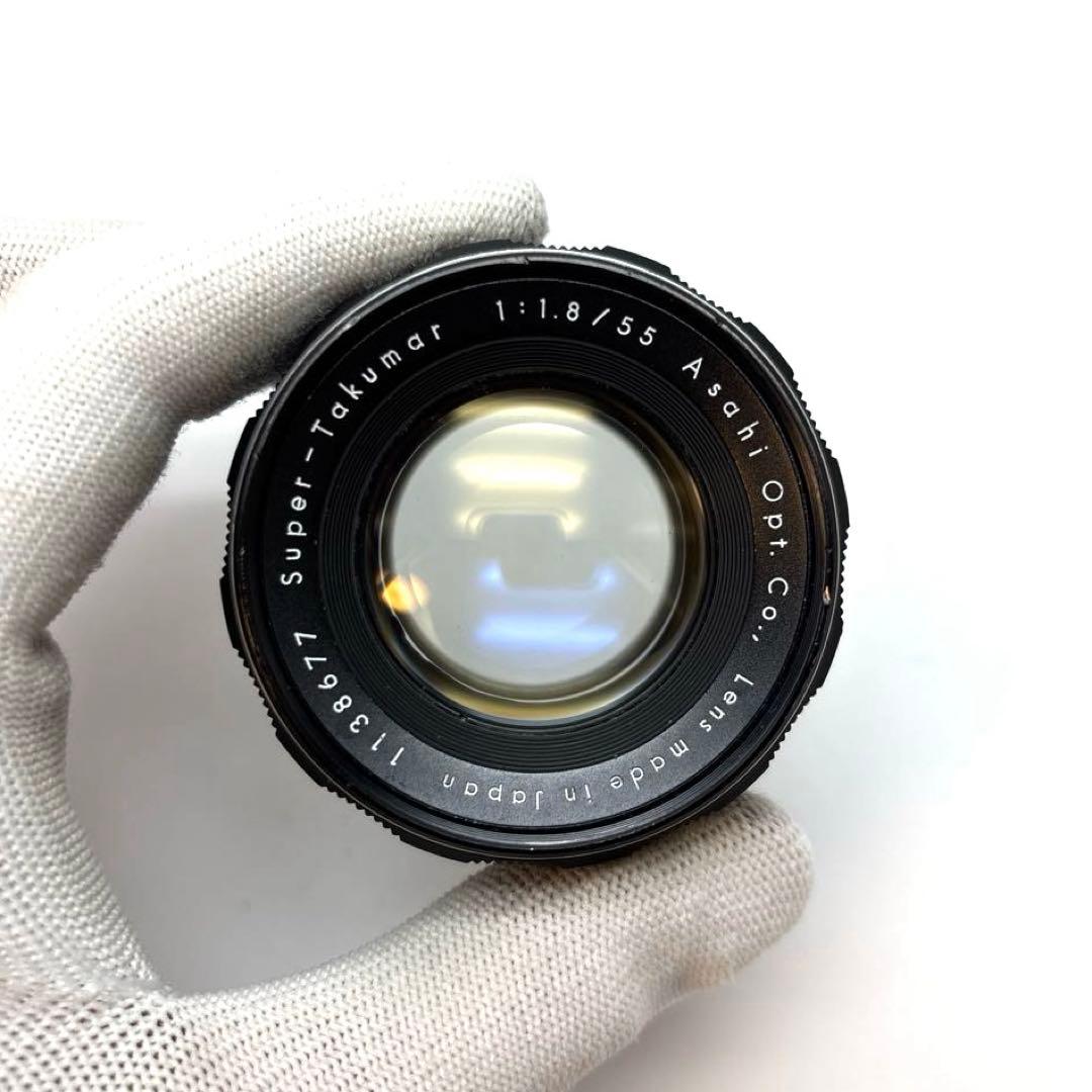 【美品】Super Takumar 55mm f1.8 前期型 m42マウント