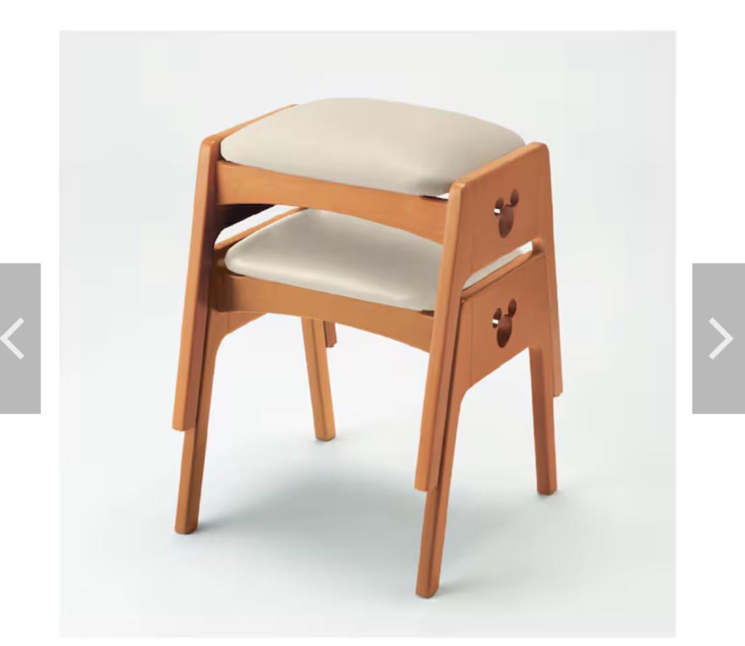 ディズニー　ミッキー スツール　2脚