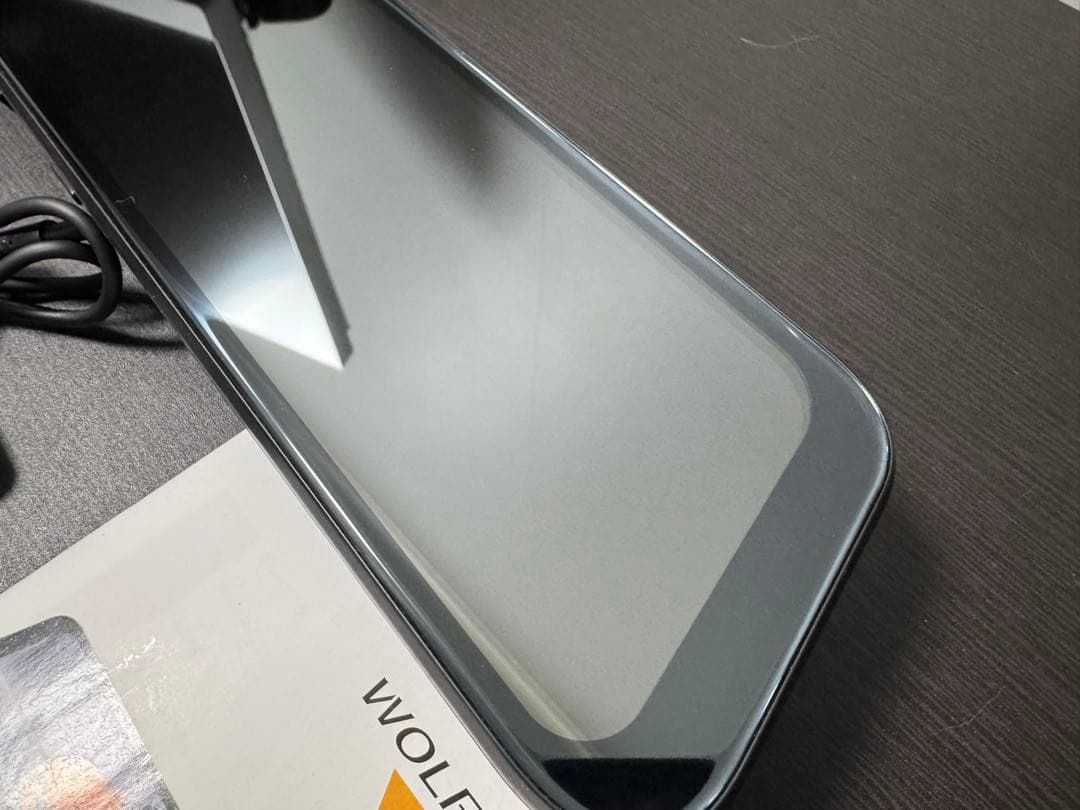 WOLFBOX G900 ミラー型4K＋2.5K 前後カメラ ドライブレコーダー