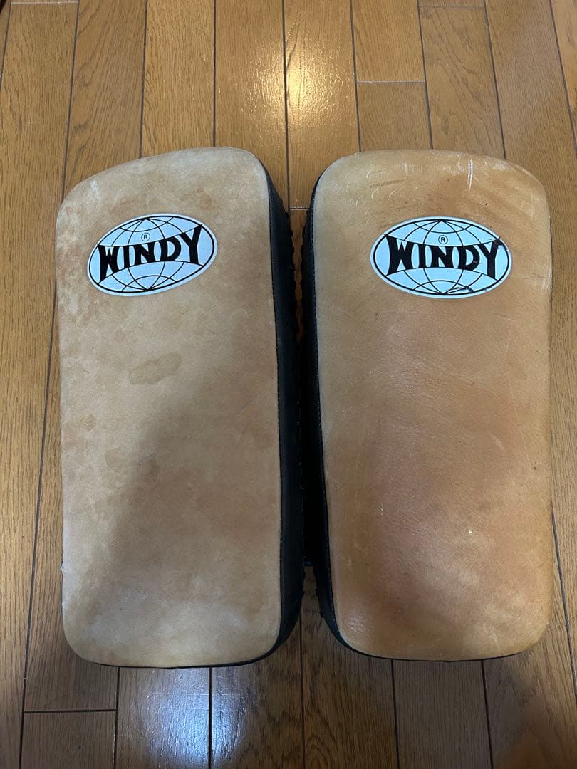 WINDY キックミット レザー製 標準サイズ