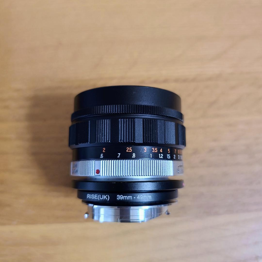 【中古・良品】小西六 HEXANON 52mm f1.4 LMマウント