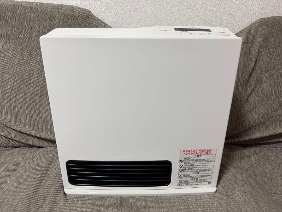 Rinnai ガスファンヒーター RC-Y4002E-W 都市ガス ホース2m付