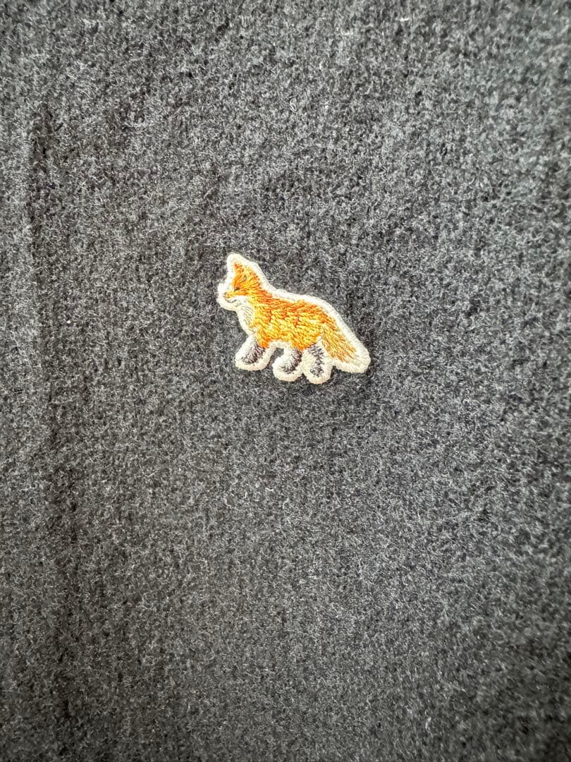 Maison Kitsune ベイビーフォックス パッチ セーター　ブラック
