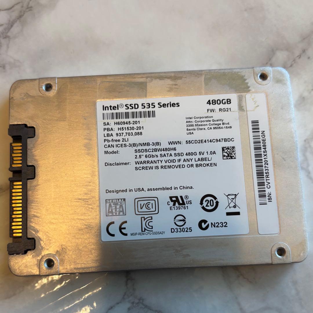 Intel SSD 535 Series 480GB インテル