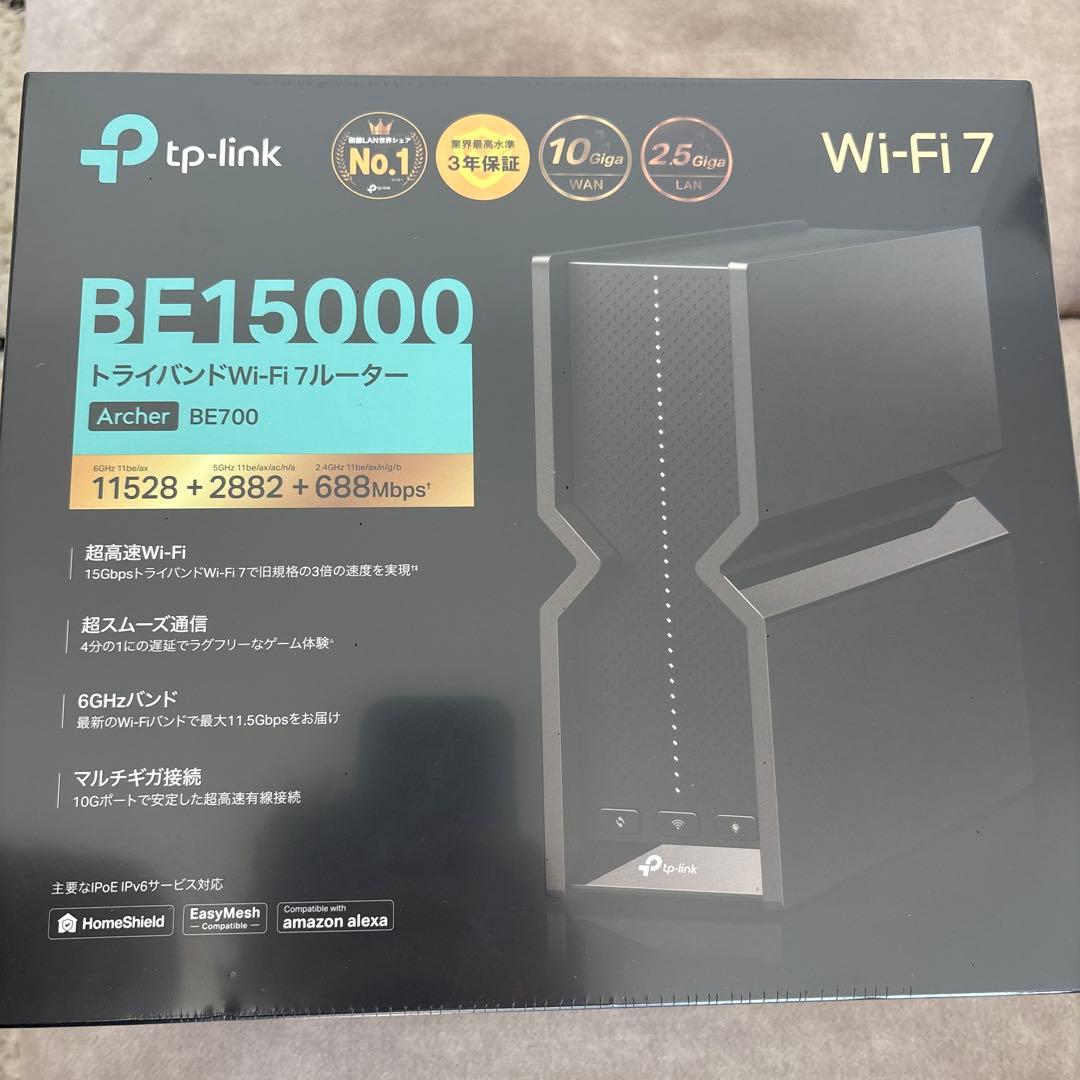 【シュリンク付未開封】TP-Link Archer BE700 Wi-Fi7