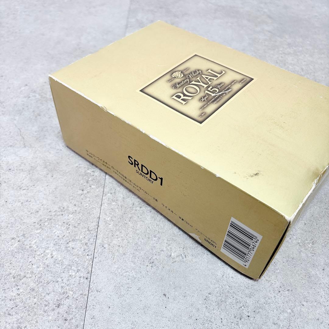 新品未開封 SUNTORY  サントリー ローヤル 15年 ゴールド