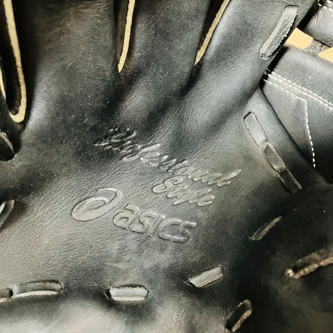 【希少】asics グローブ ピッチャー用 3121A341 左投げ ブラック