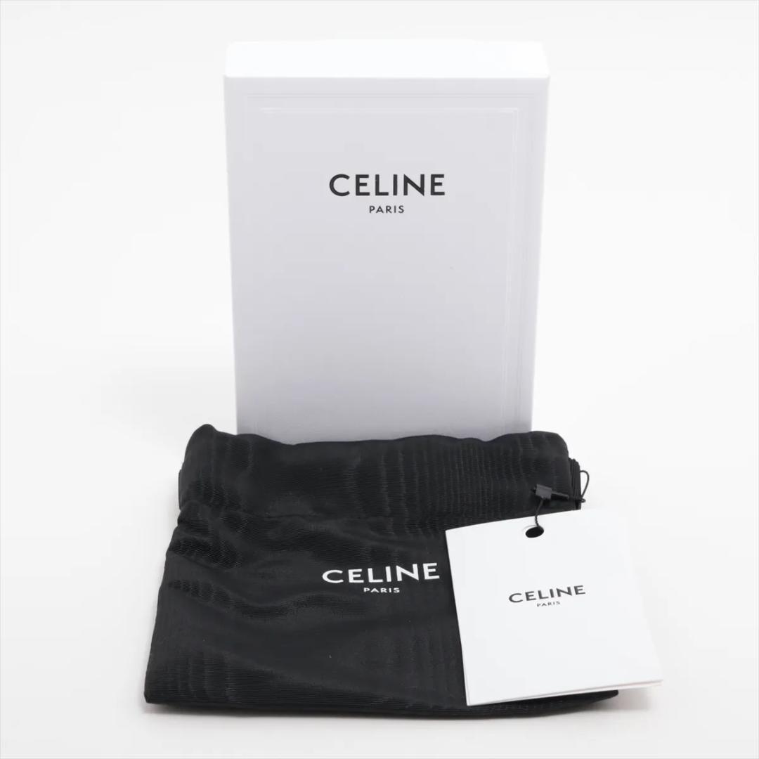 CELINE セリーヌ トリオンフ レザー ケース ダーク ブラウン 箱