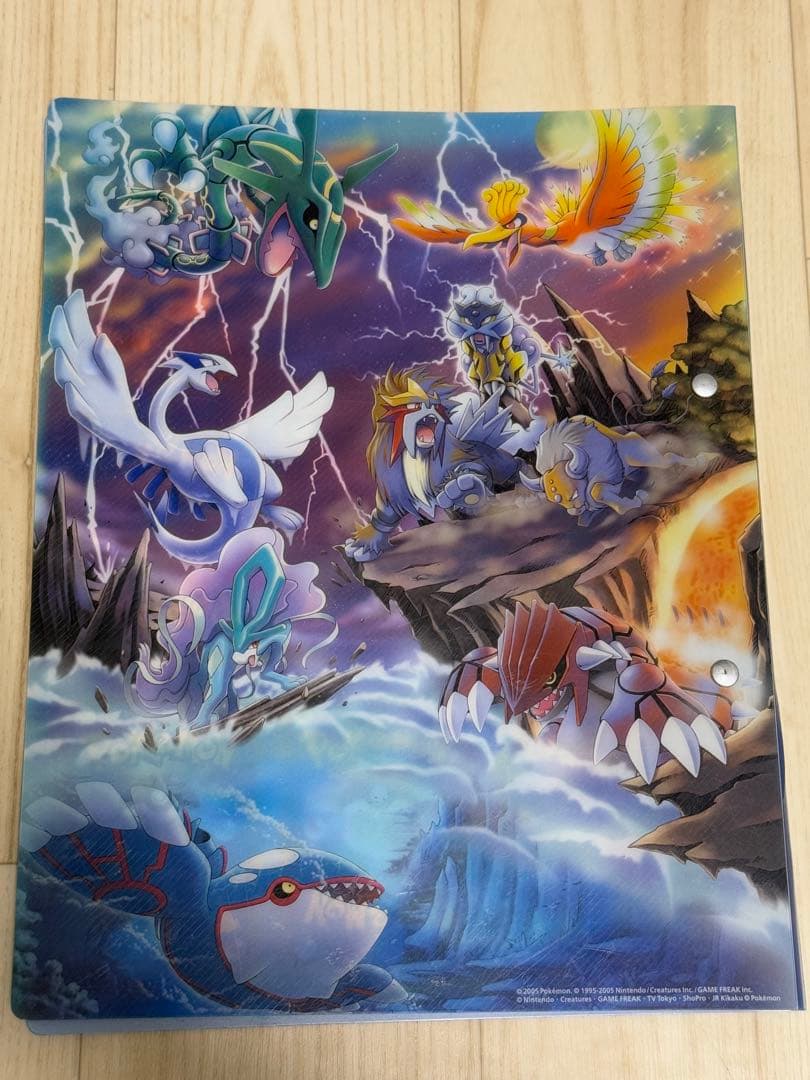 ポケモンカードゲーム ポケパーク プレミアムファイル　ブルーシート　割れあり