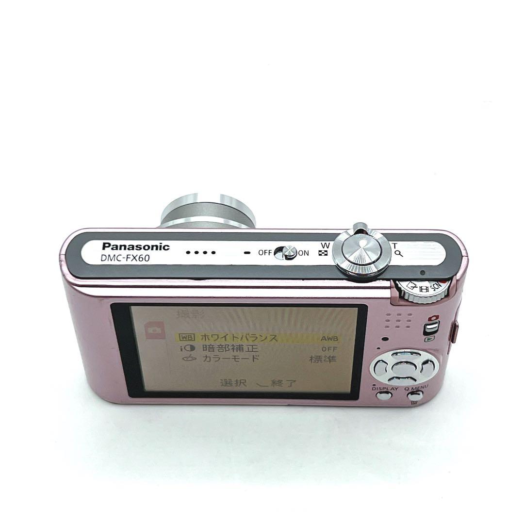 【美品】 Panasonic LUMIX DMC-FX60 ケース付き ピンク