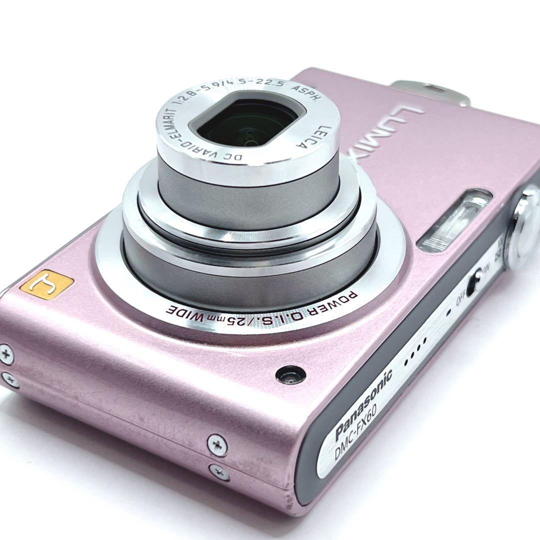 【美品】 Panasonic LUMIX DMC-FX60 ケース付き ピンク