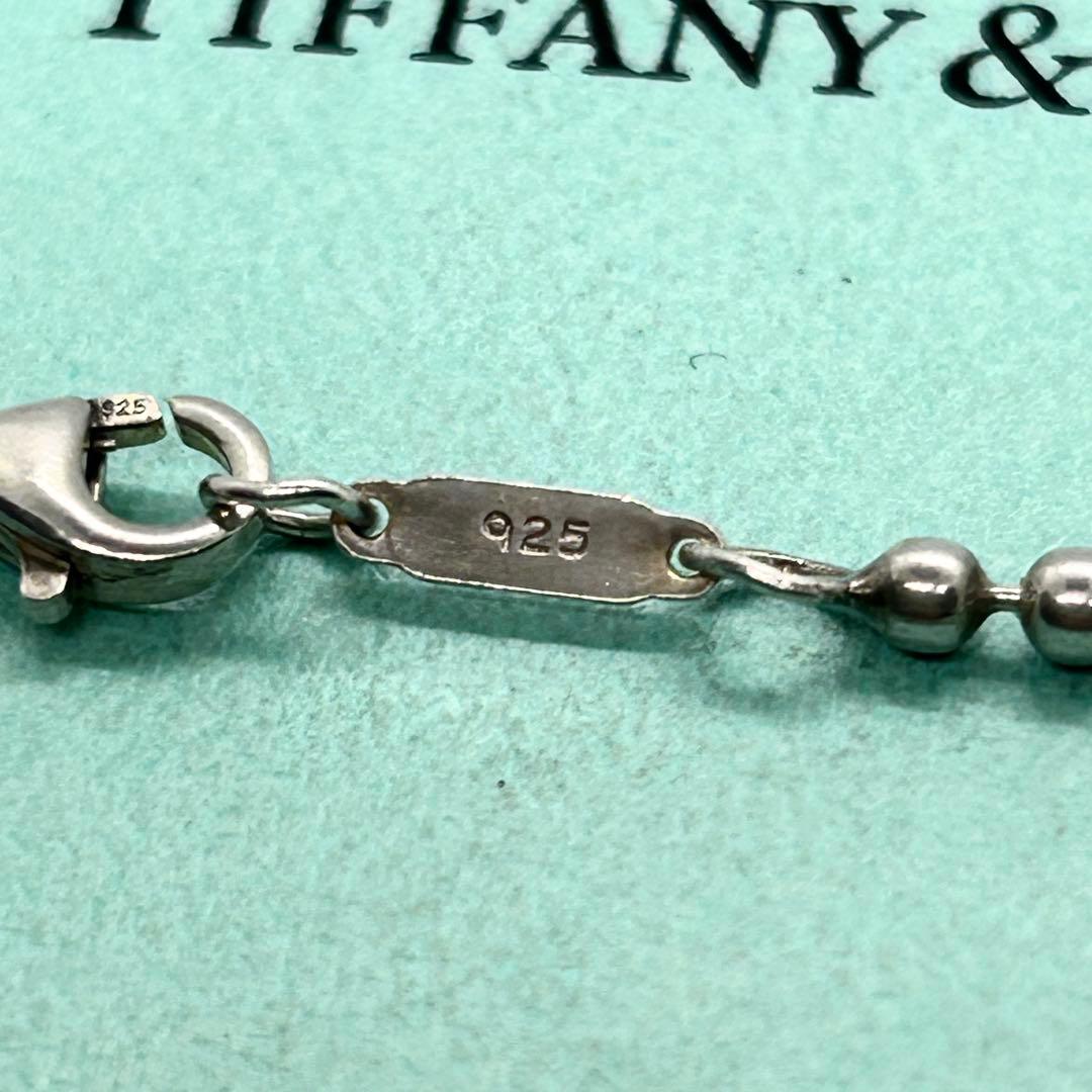 ティファニー❤️アトラス プレート ネックレス ボールチェーン 約40cm 925