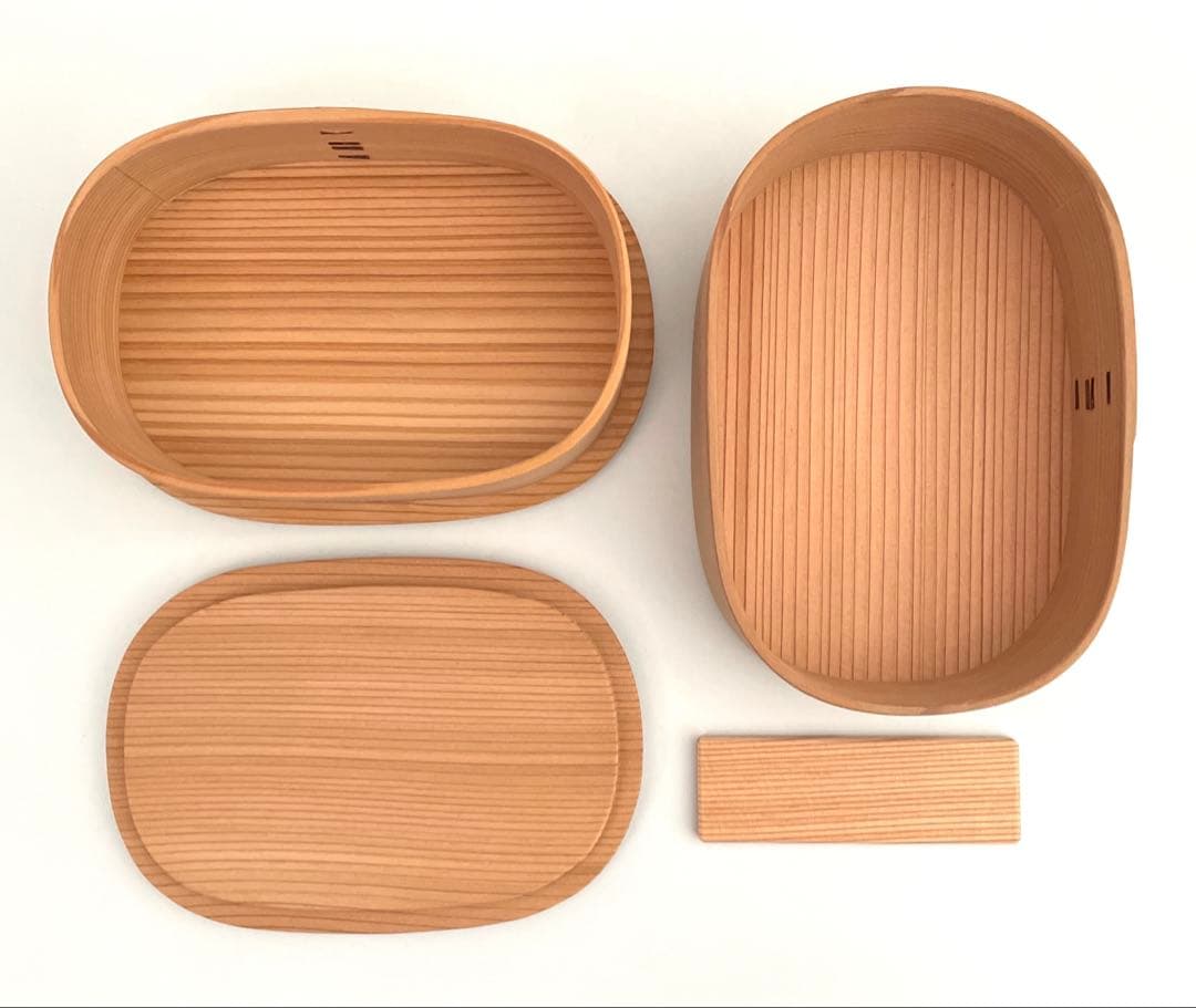 柴田慶信商店　つくし弁当箱　入れ子　未使用