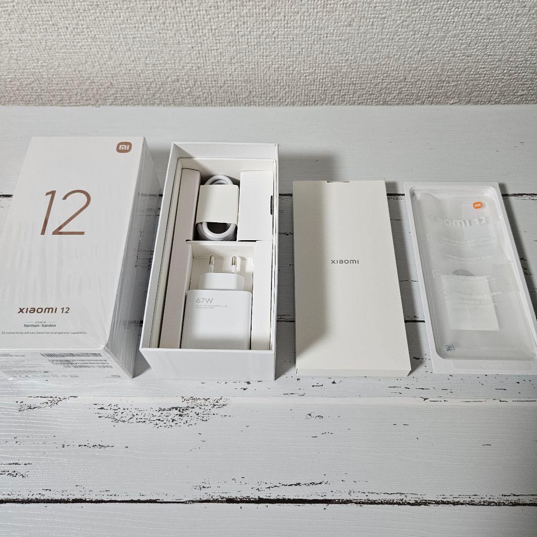 【おまけ付き】Xiaomi 12 パープル 8GB RAM 256GB ROM