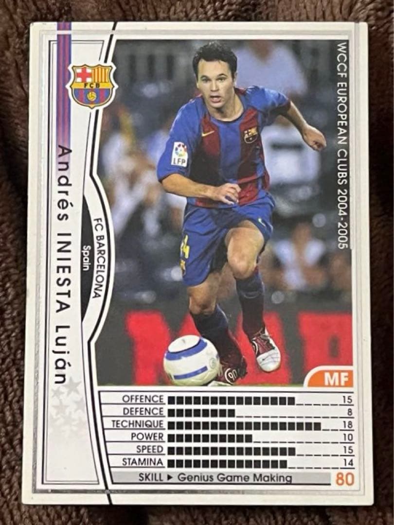 ⚠️超希少⚠️アンドレス・イニエスタ FCバルセロナ