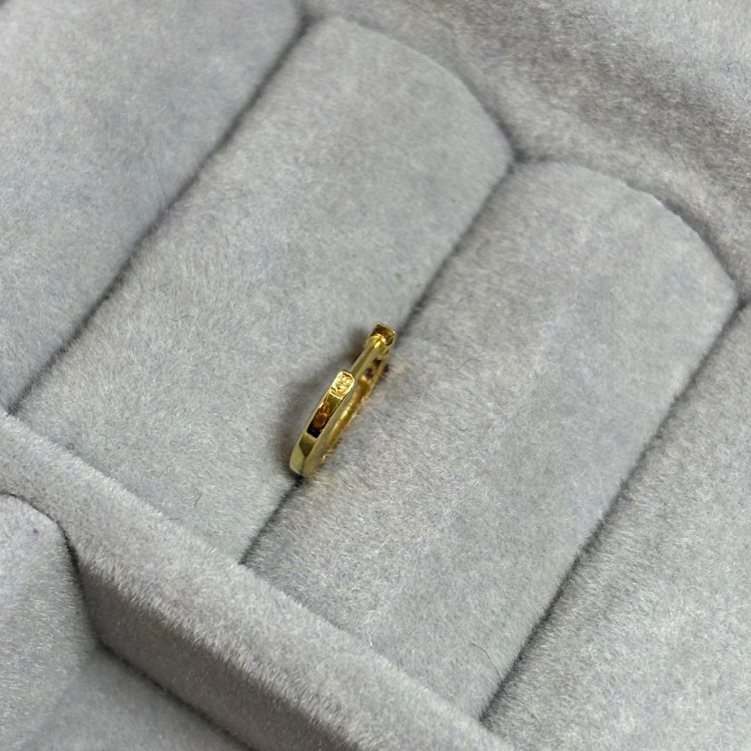 即決 K18 0.04 ゴールド ピアス 片耳のみ