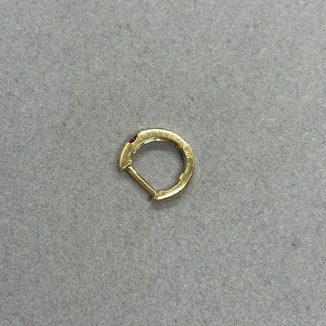 即決 K18 0.04 ゴールド ピアス 片耳のみ