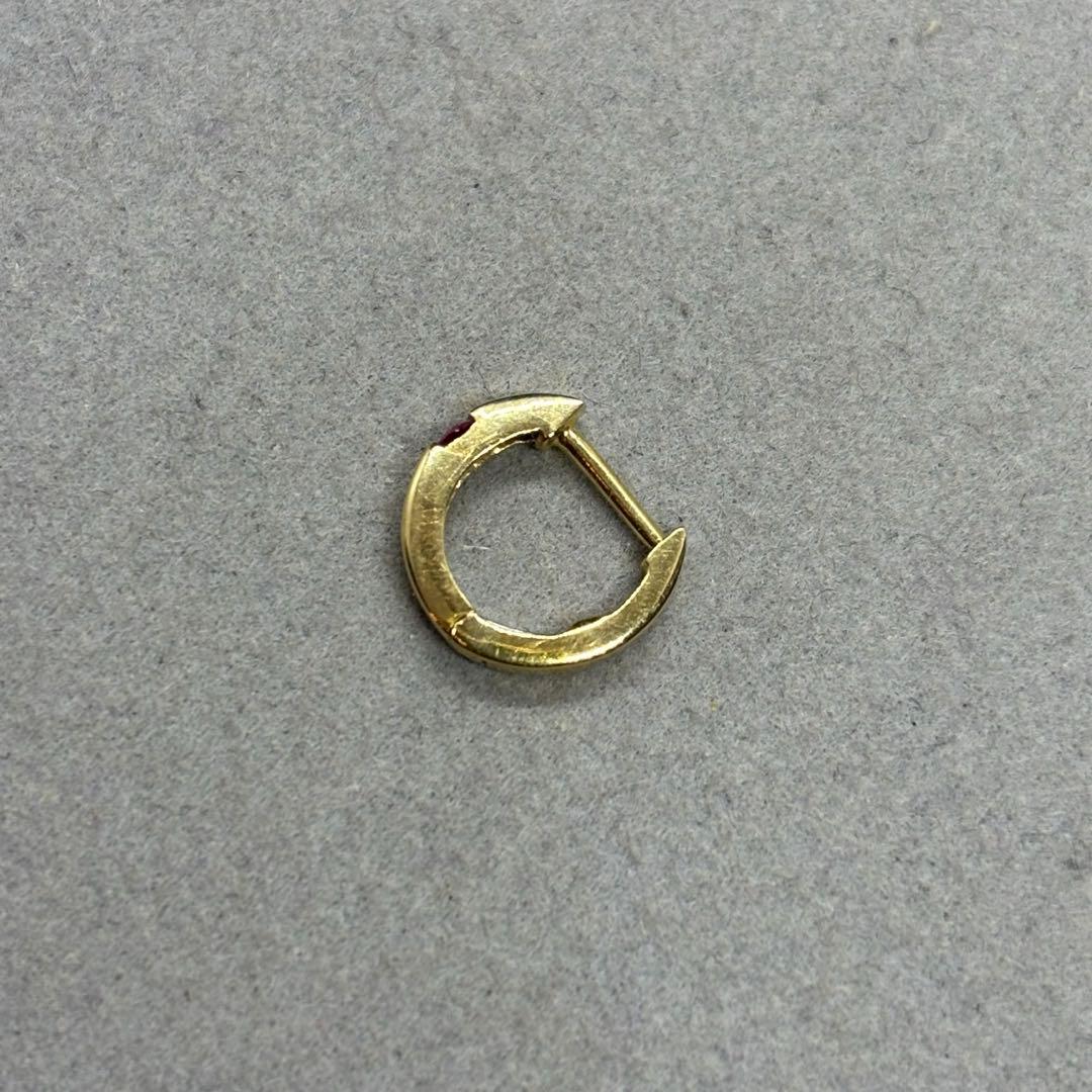 即決 K18 0.04 ゴールド ピアス 片耳のみ