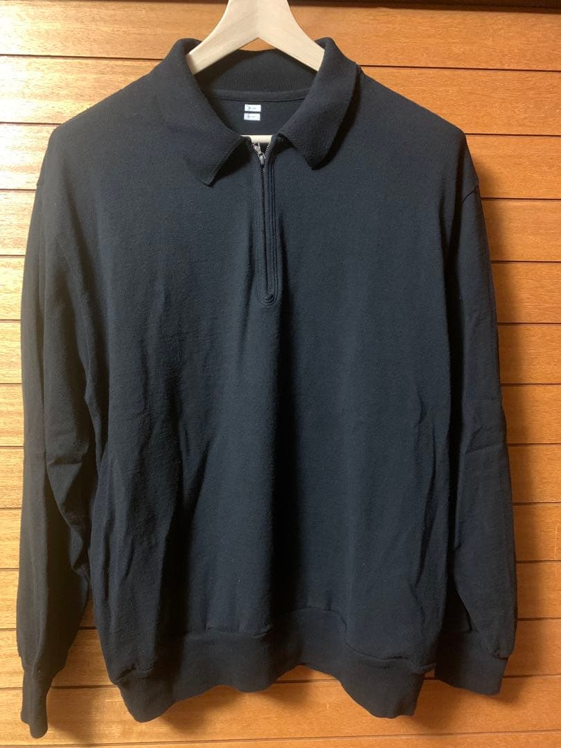 【完売/新品未使用】blurhms Silk Nep HalfZip Shirt