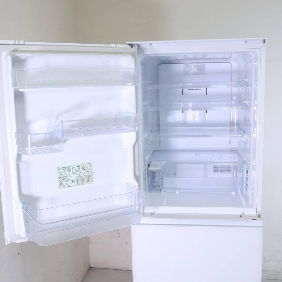 値下20年製 シャープ 3ドア 冷蔵庫 どっちもドア SJ-GW35F-W