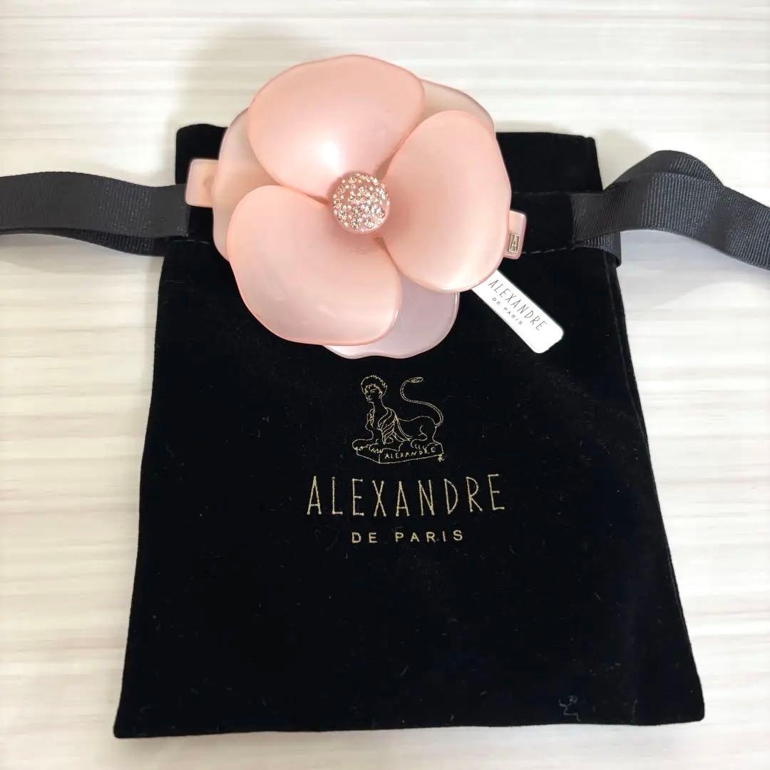 2*K様 新品タグ付【ALEXANDRE DE PARIS】カメリアバレッタフラ