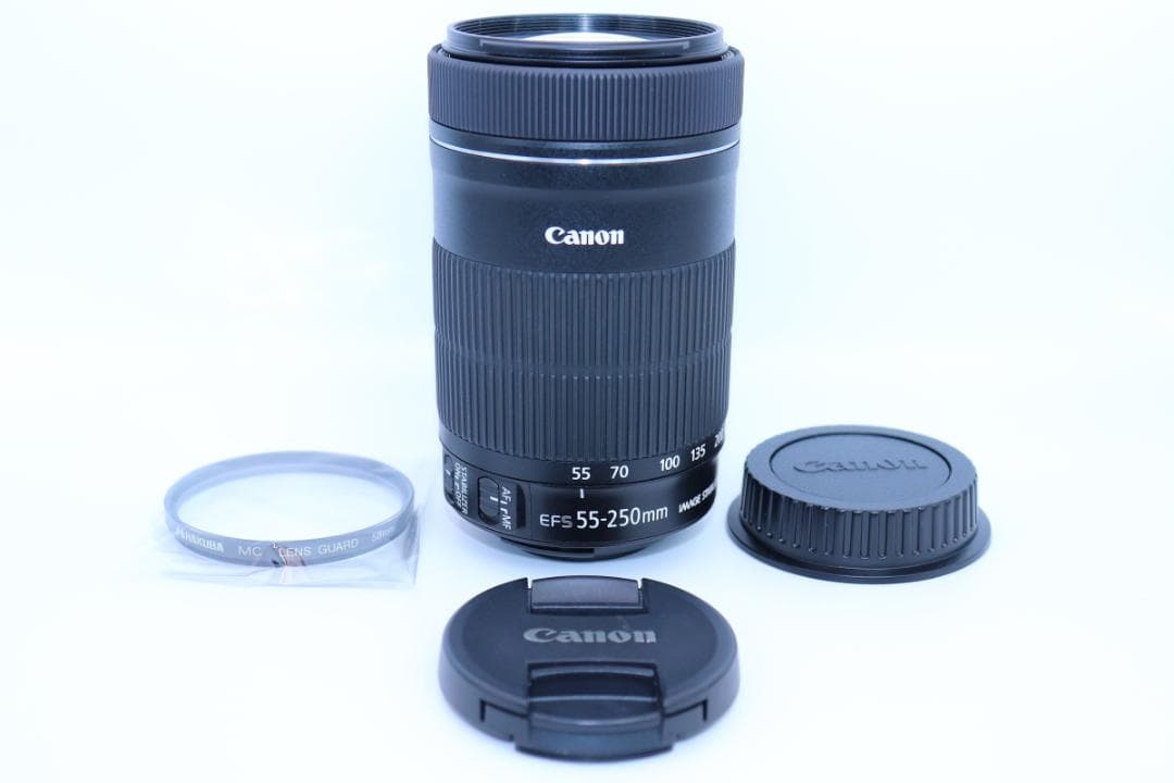 【新品級・保証付】Canon EF-S 55-250mm IS STM レンズ⑤