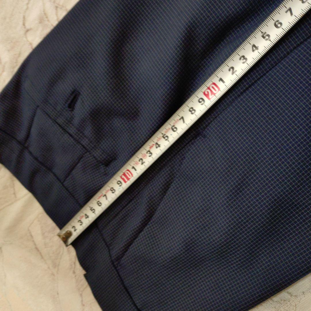 コムサイズム　スーツ　ネイビー チェック柄 160 男子