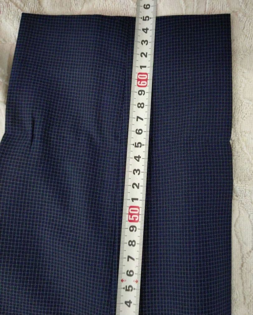 コムサイズム　スーツ　ネイビー チェック柄 160 男子