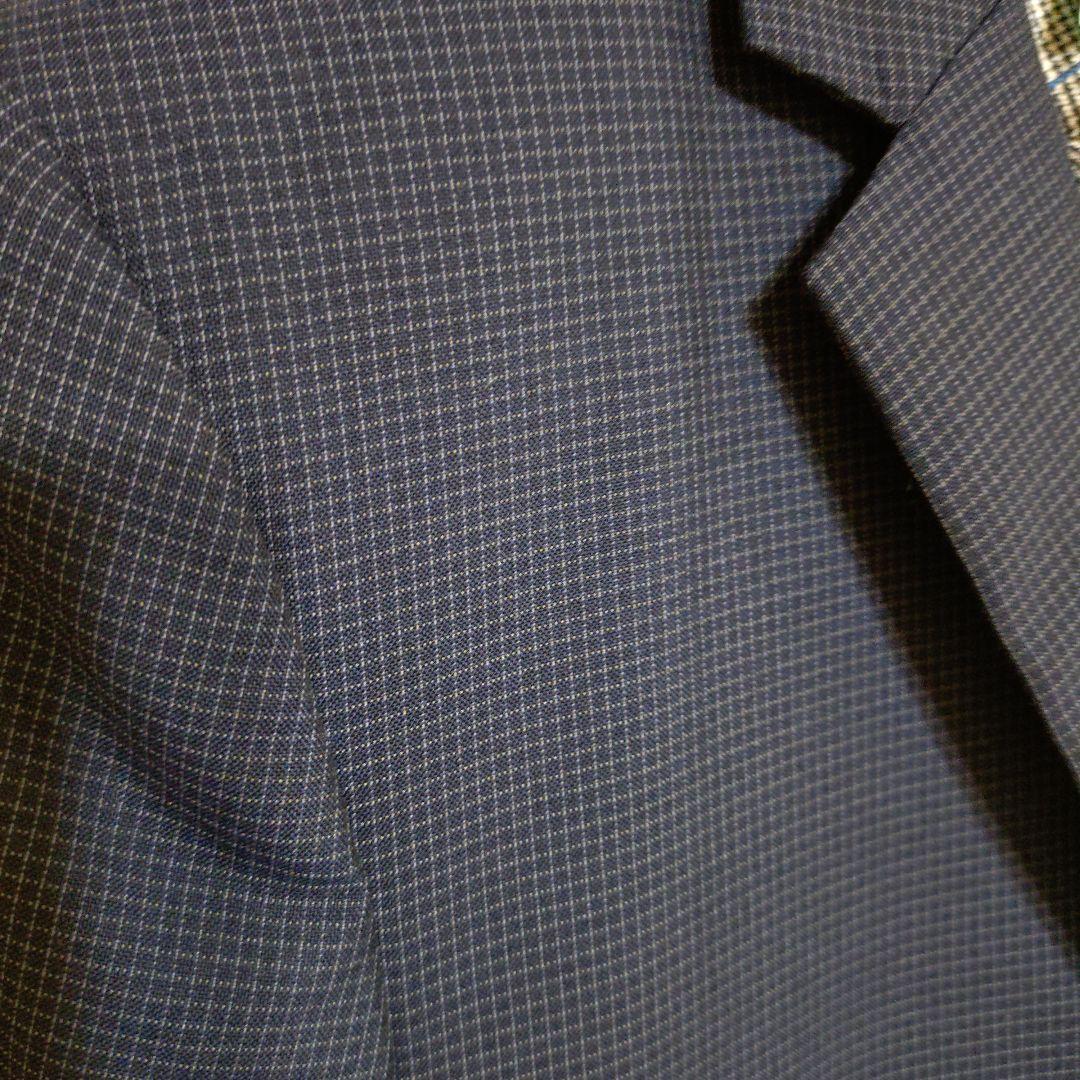 コムサイズム　スーツ　ネイビー チェック柄 160 男子
