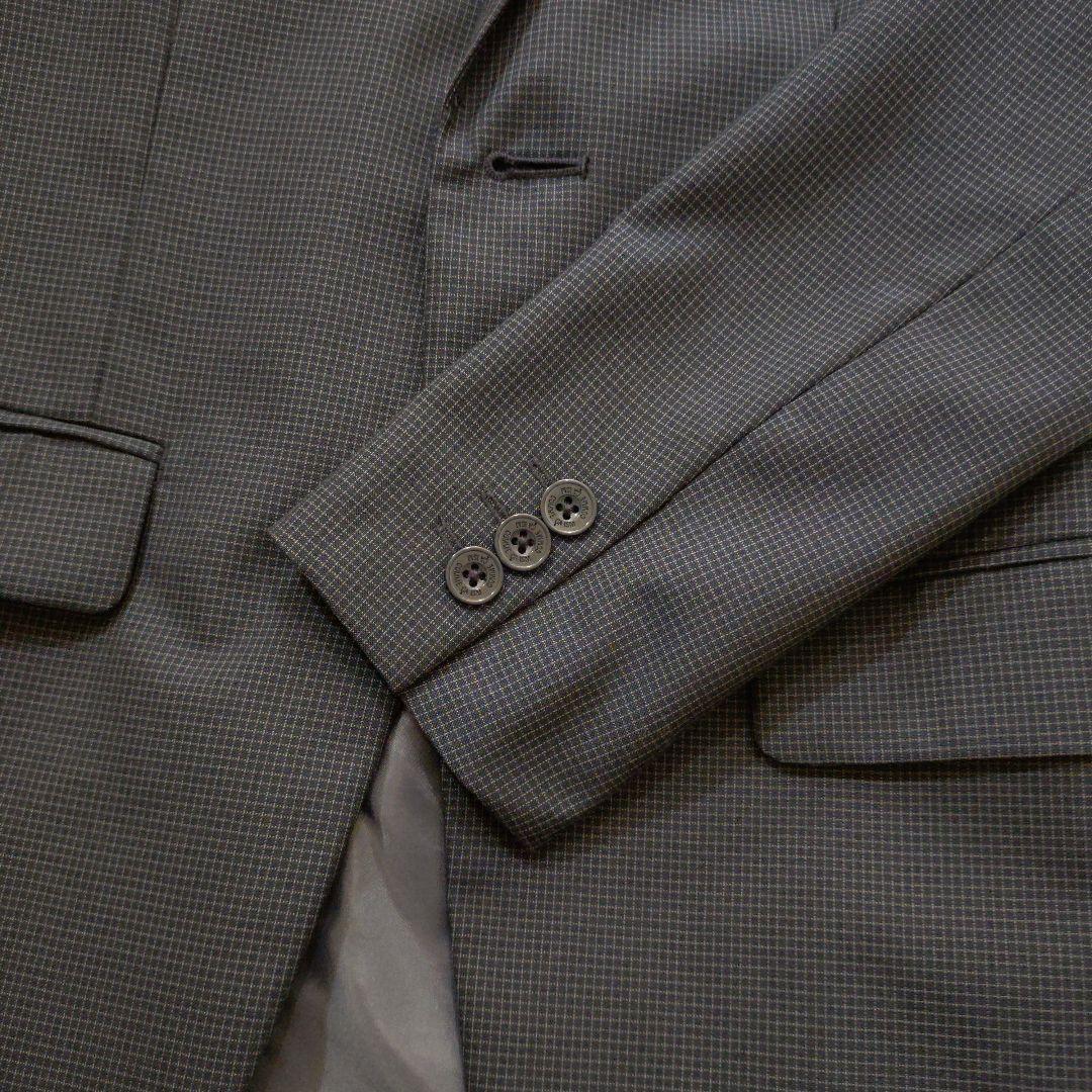 コムサイズム　スーツ　ネイビー チェック柄 160 男子