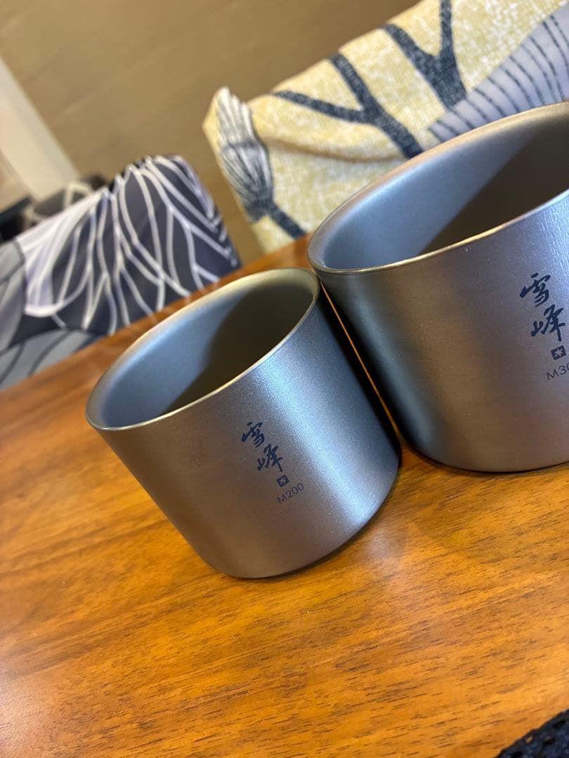 スノーピーク　雪峰　チタンマグ　 M200.300.400