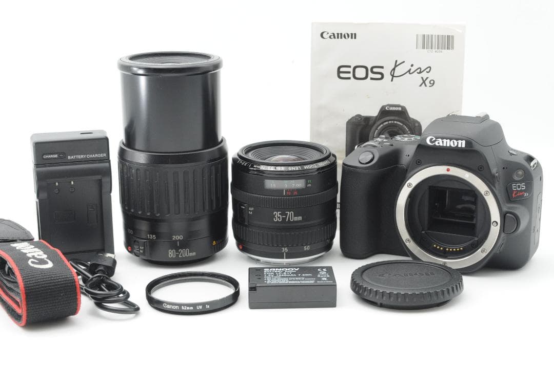 ★新品級③★新生活応援★ Canon EOS Kiss x9 ダブルレンズ