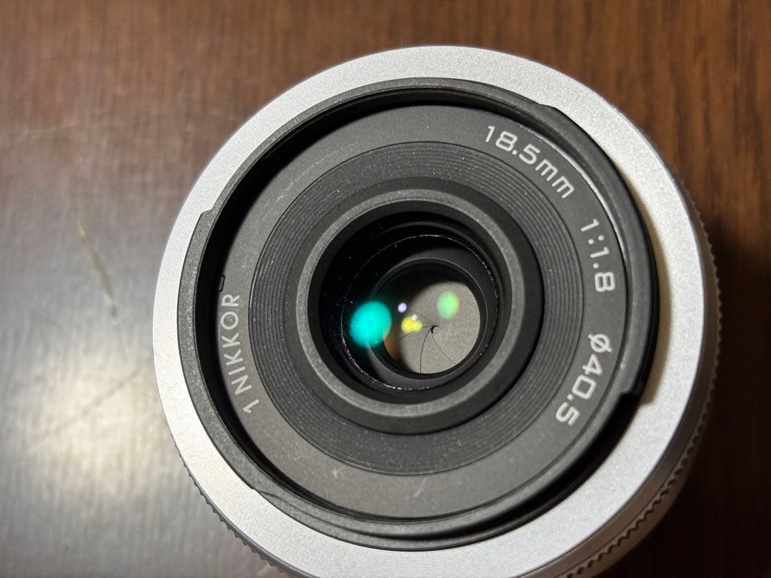 Nikon 1 NIKKOR 18.5mm f/1.8 シルバー 使用感あり