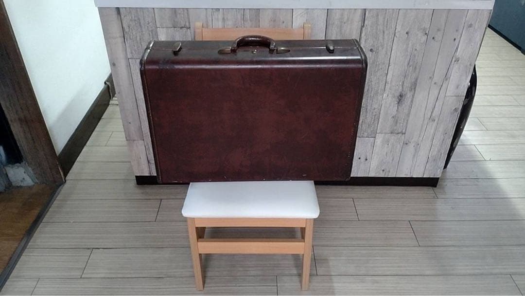 Samsonite ダークブラウン レザー スーツケース アメリカ ヴィンテージ