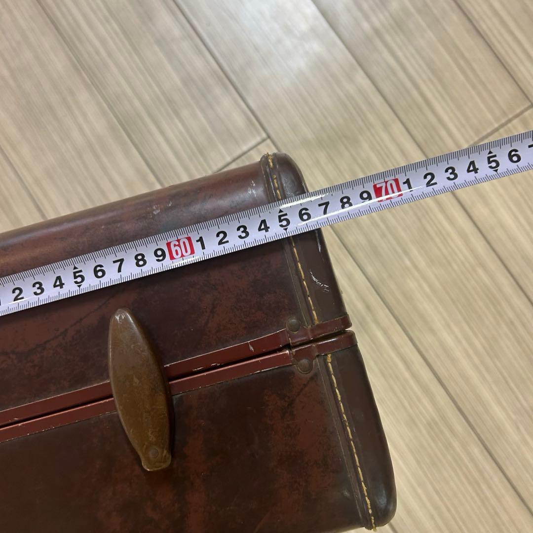 Samsonite ダークブラウン レザー スーツケース アメリカ ヴィンテージ