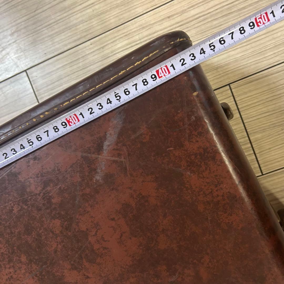 Samsonite ダークブラウン レザー スーツケース アメリカ ヴィンテージ