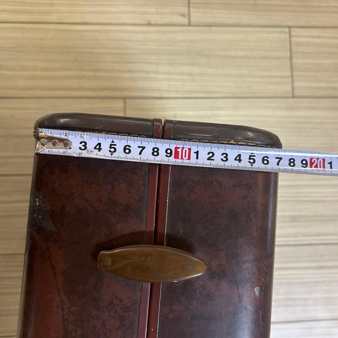 Samsonite ダークブラウン レザー スーツケース アメリカ ヴィンテージ