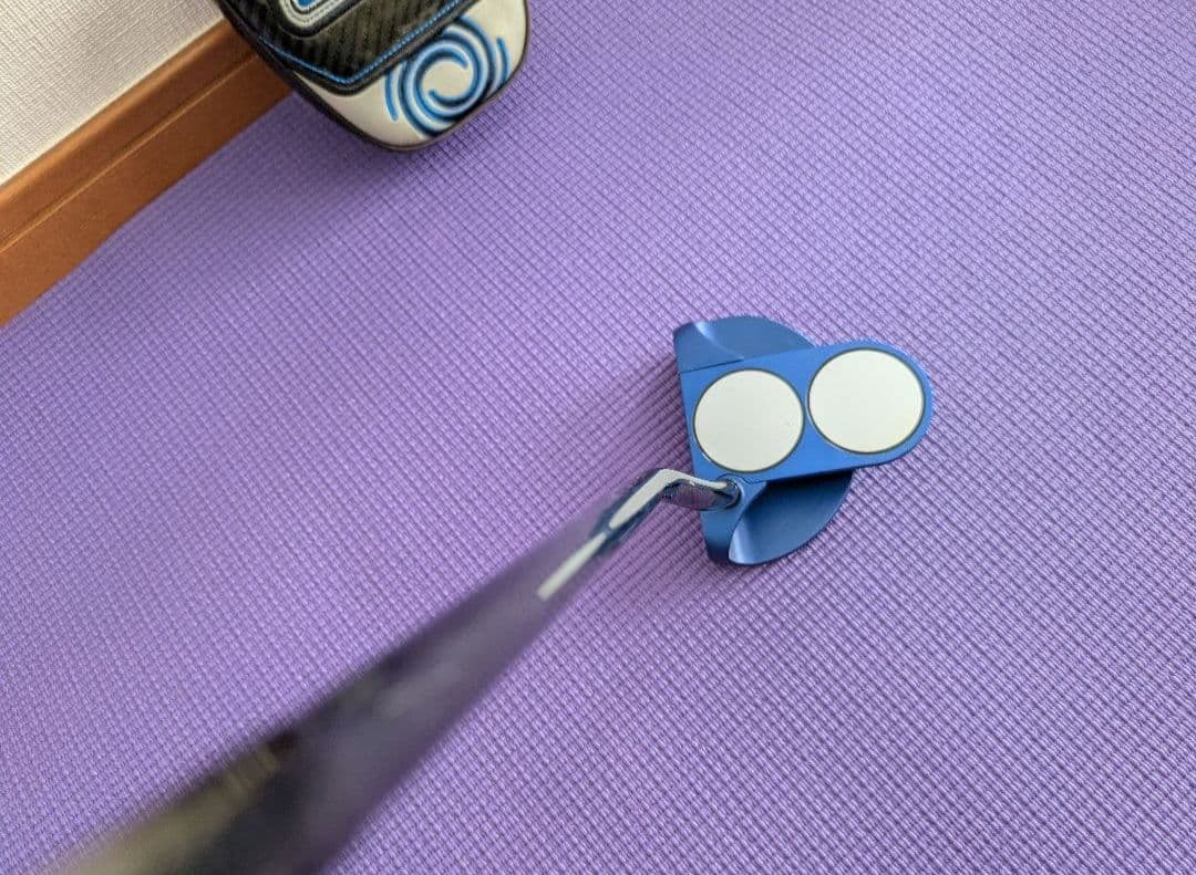 （美品）オデッセイパター O-WORKS BLUE パター 2-BALL