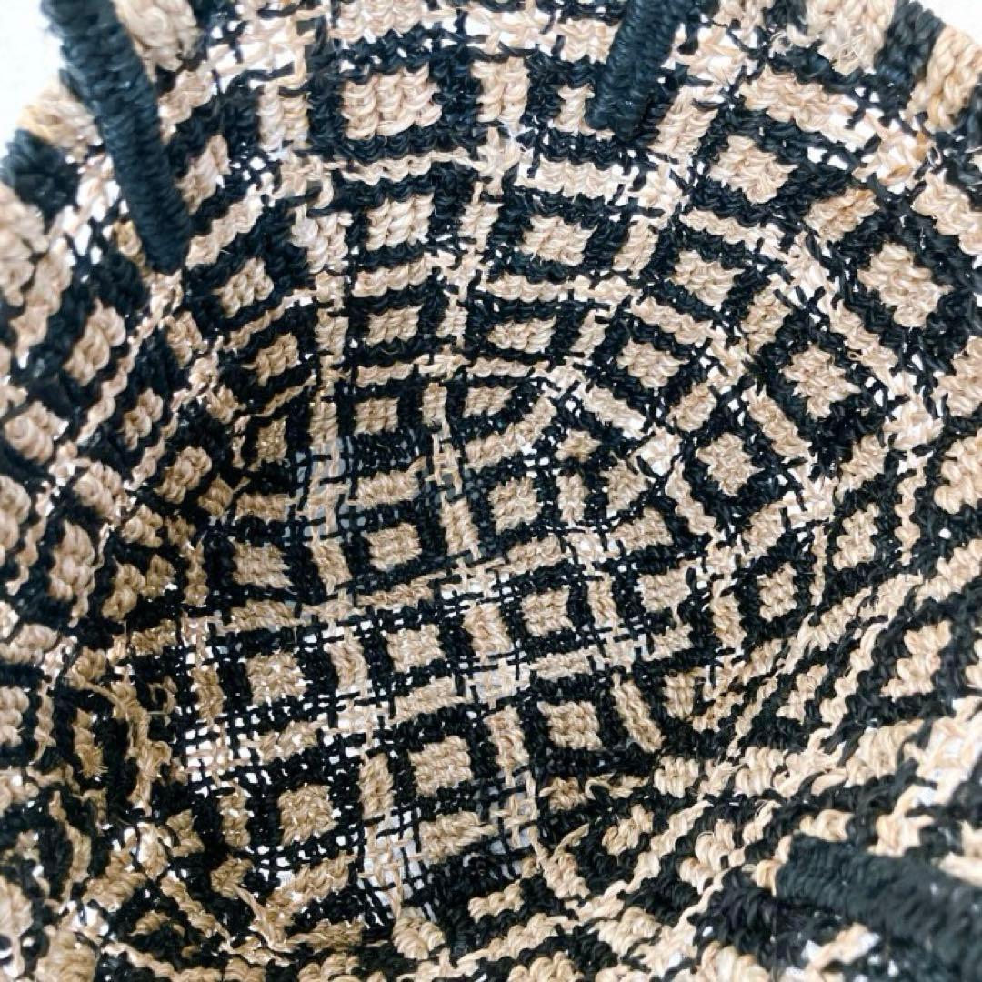 美品ビューティフルピープルabaca knitting totebag