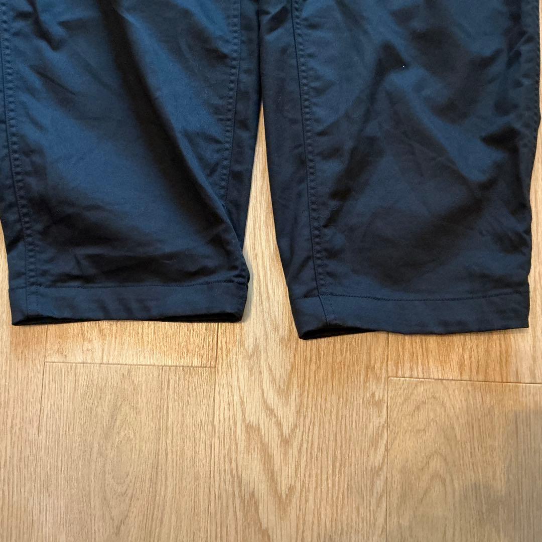 PURPE LABEL ストレッチツイルワイドテーパードパンツ　ブラック　36