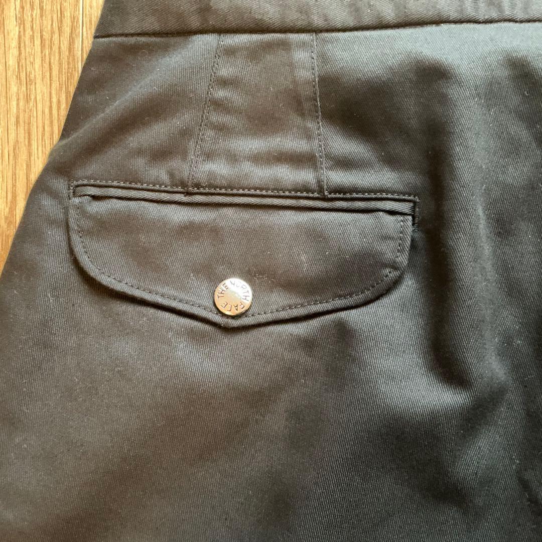 PURPE LABEL ストレッチツイルワイドテーパードパンツ　ブラック　36