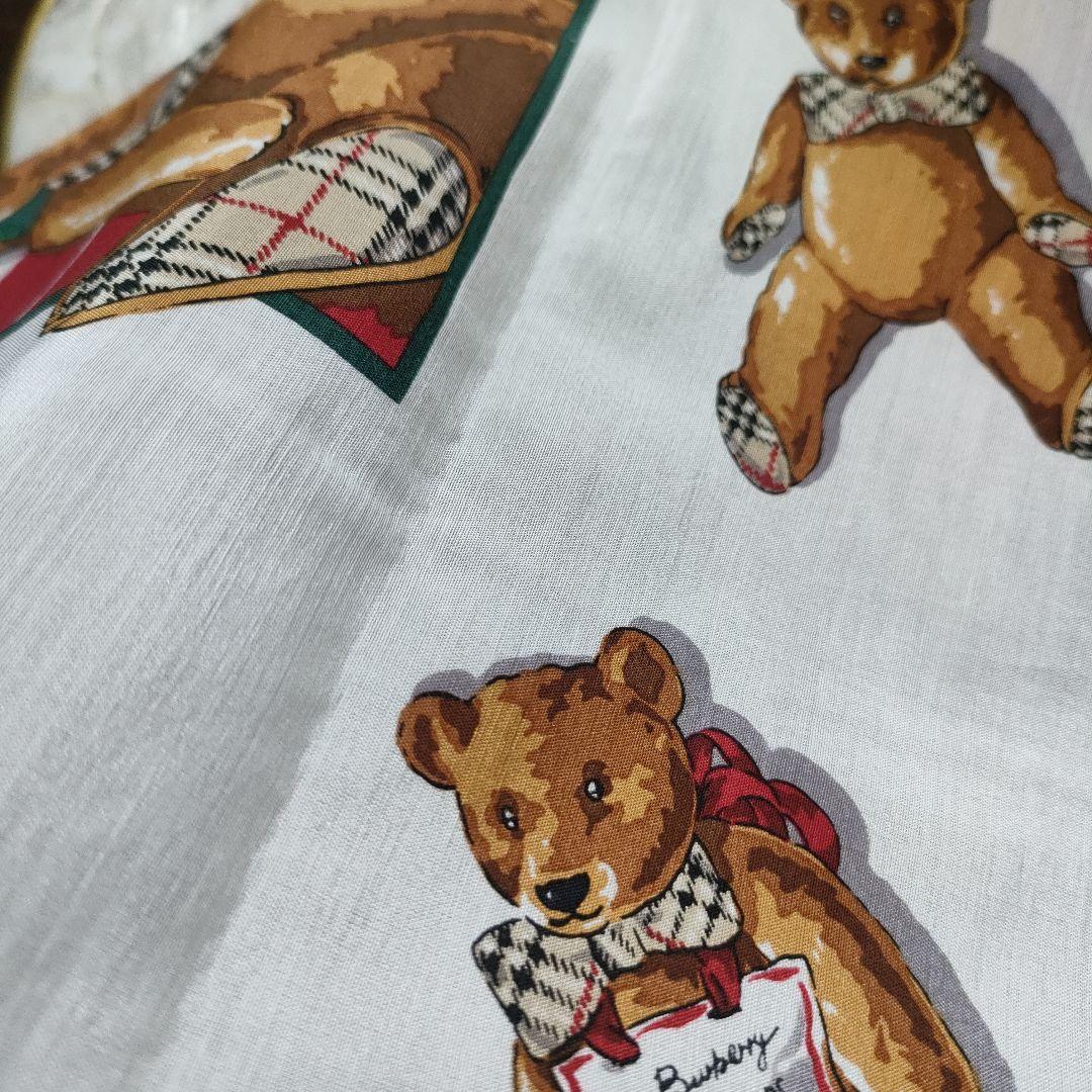 ★希少レア柄 未使用 Burberry　バーバーリー大判ハンカチ　ミニスカーフ