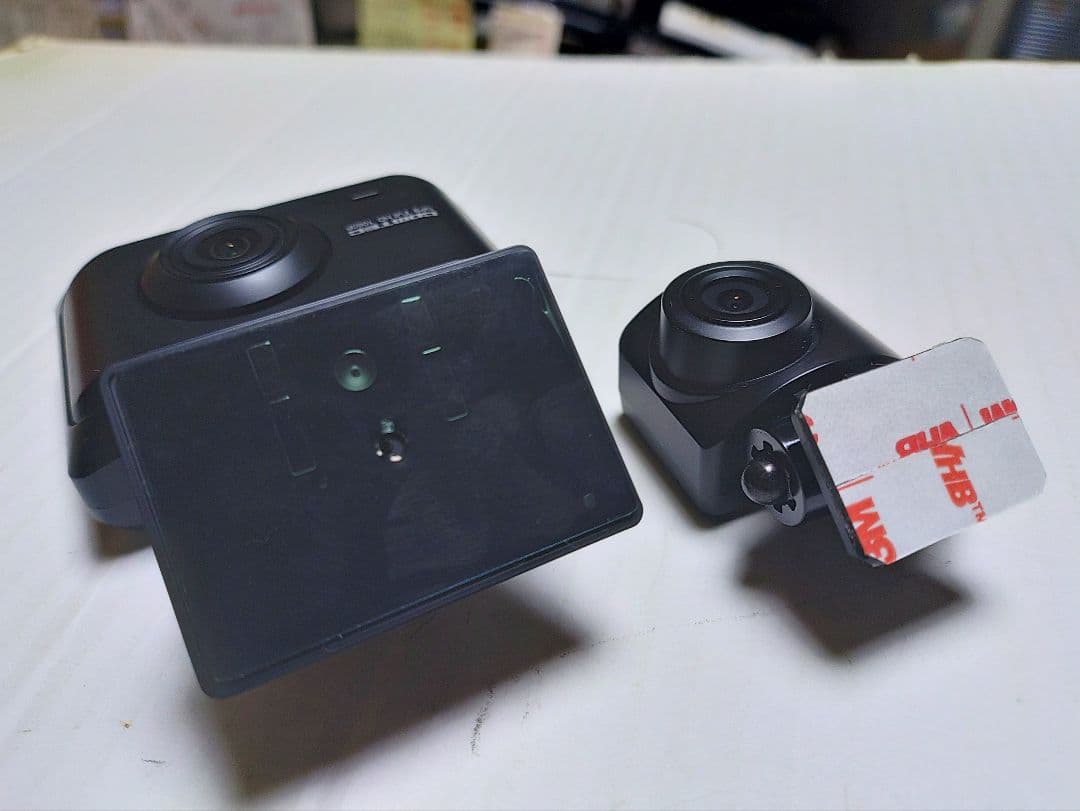 コムテックZDR-016型前後2カメラドライブレコーダー完全作動確認フルセット