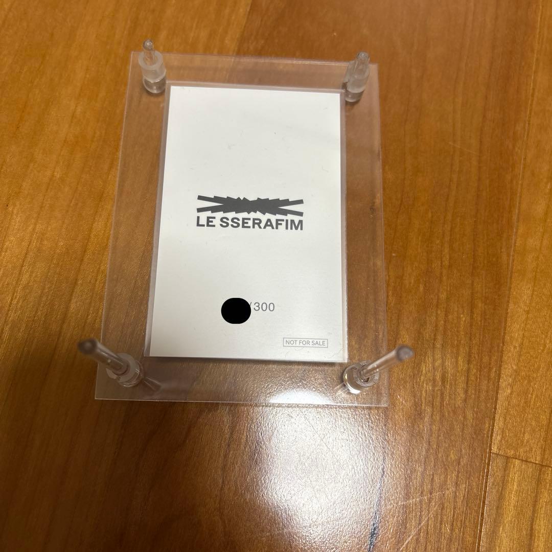 LeSserafimEASYサイン入りトレカチェウォン