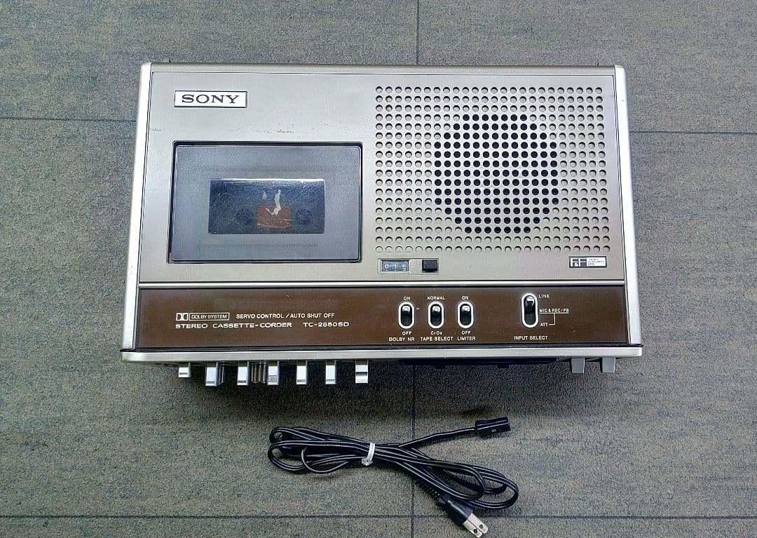 【SONY】TC-2850SD　カセットデンスケ　美品　 OD3