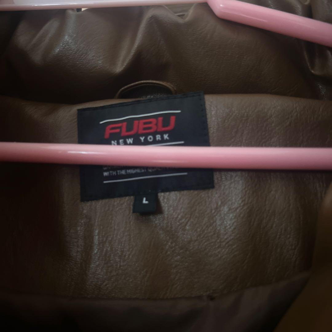 FUBU ブラウン ダウンジャケット Lサイズ