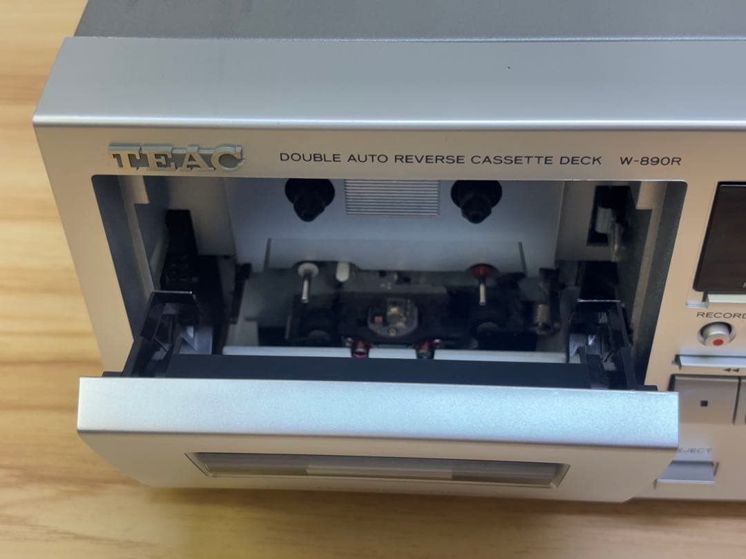 TEAC カセットデッキ ダブルオートリバース シルバー W-890R S