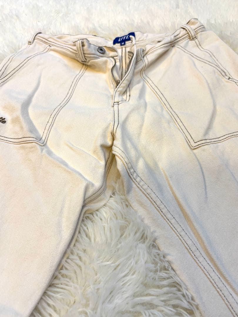 Lafayette ホワイト デニムジャケット Lサイズ