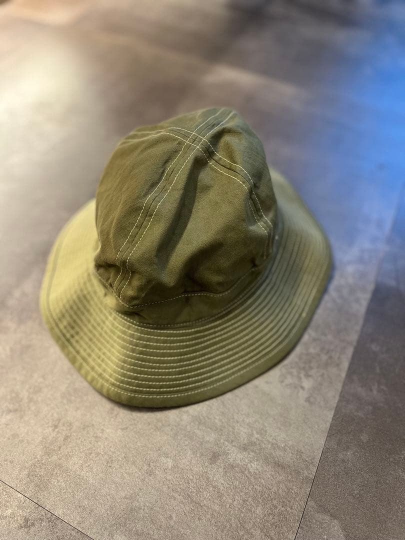 orSlow オアスロウ US NAVY HAT グリーン　ヘリンボーン　1