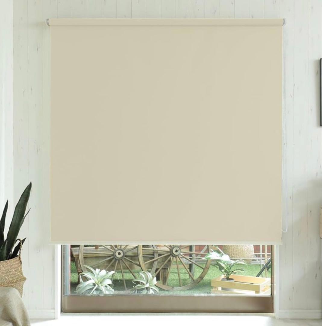 【松本さま専用】アイボリー 幅220cm 丈180cm ロールスクリーン